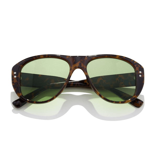 Austin / Havana Tortoise & Lawn Green Lens - Shade Files